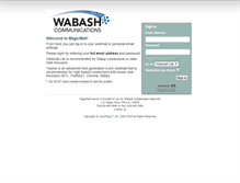 Tablet Screenshot of mail.wabash.net